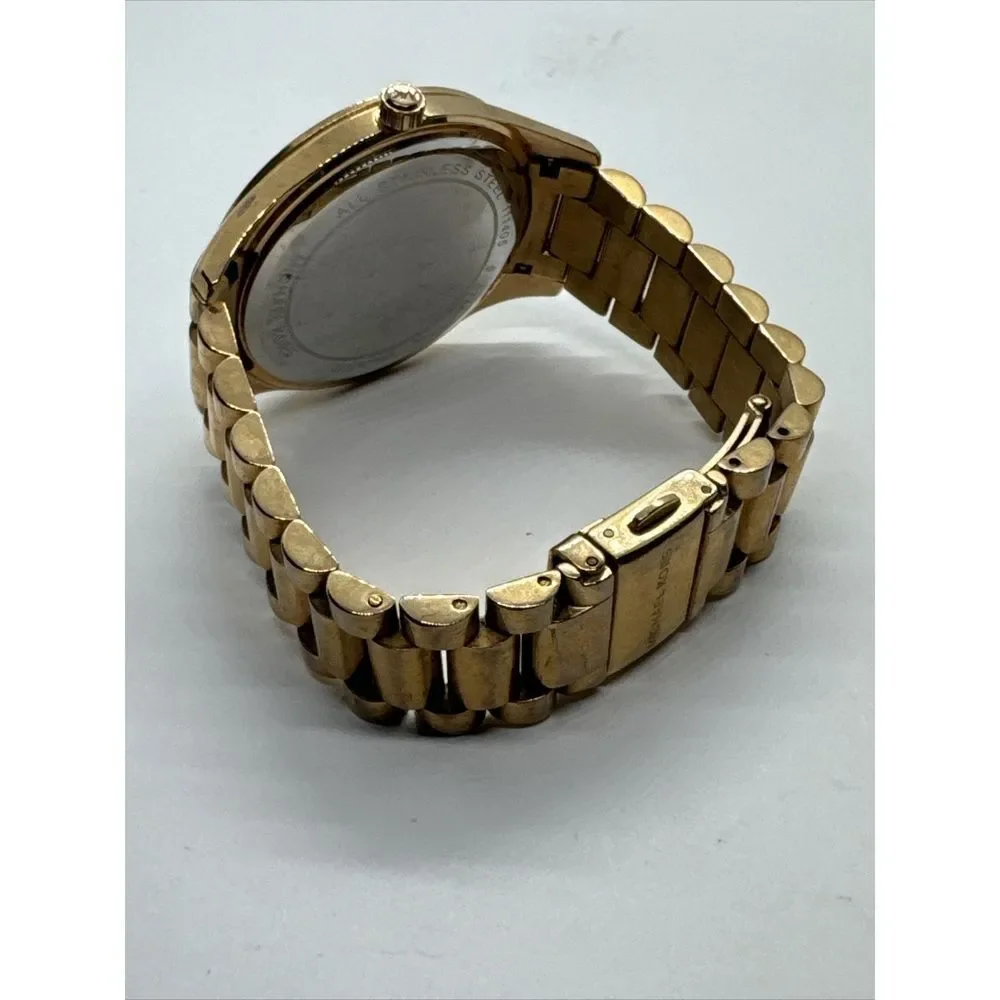 Michael Kors MK3320 Women's Gold Stainless Steel Analog Dial Quartz Watch JNA771